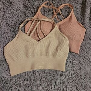 NWOT Set Of 2 So Goods For Life Bralettes/sport Bras